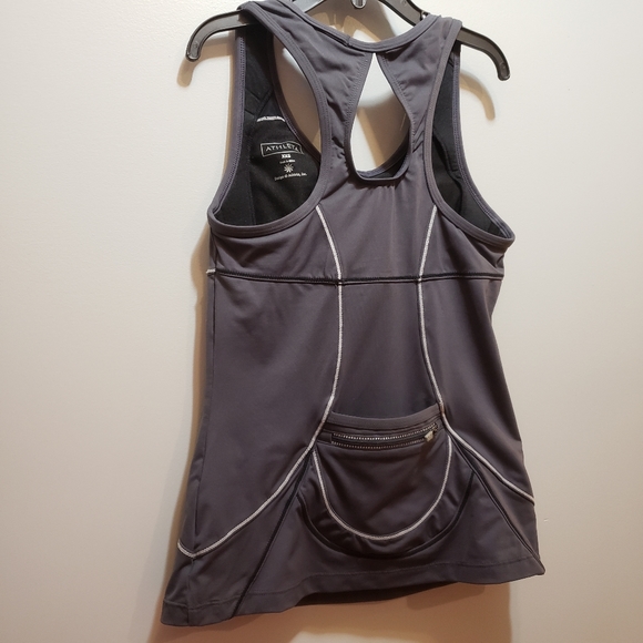 Athleta Tank Top Asphalt Energy Tank Size XXS EUC - Picture 5 of 10